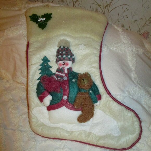 Vintage Christmas Stocking - Picture 2 of 11
